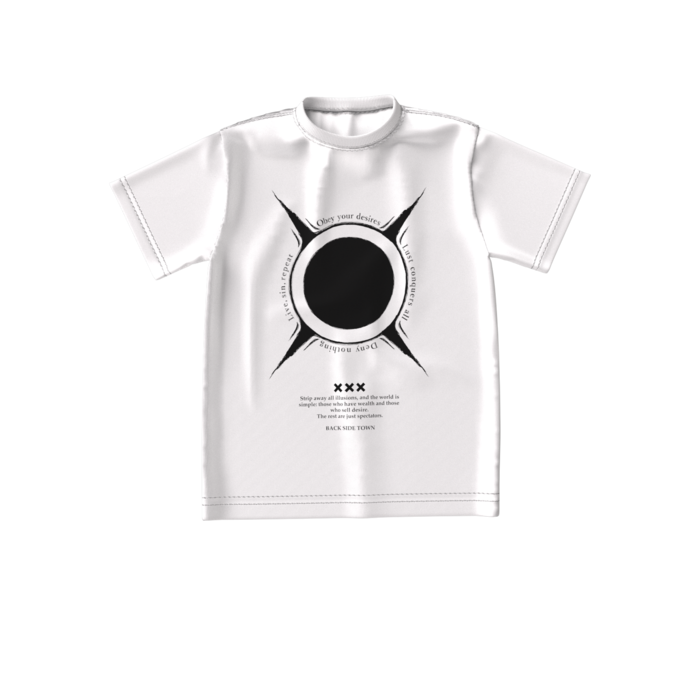 クニズ刺青Tシャツ(白) - S