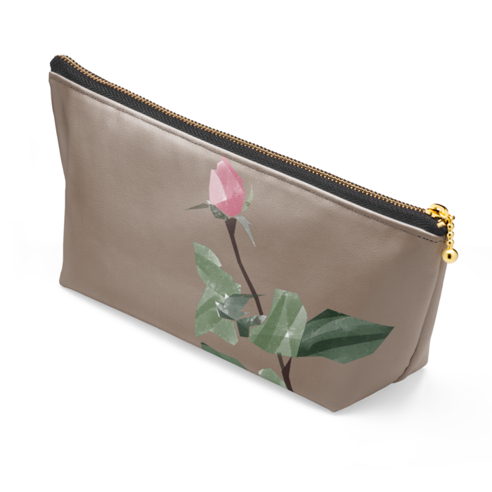 ポーチ - 長さ21.5cm / 高さ10cm - ブラック