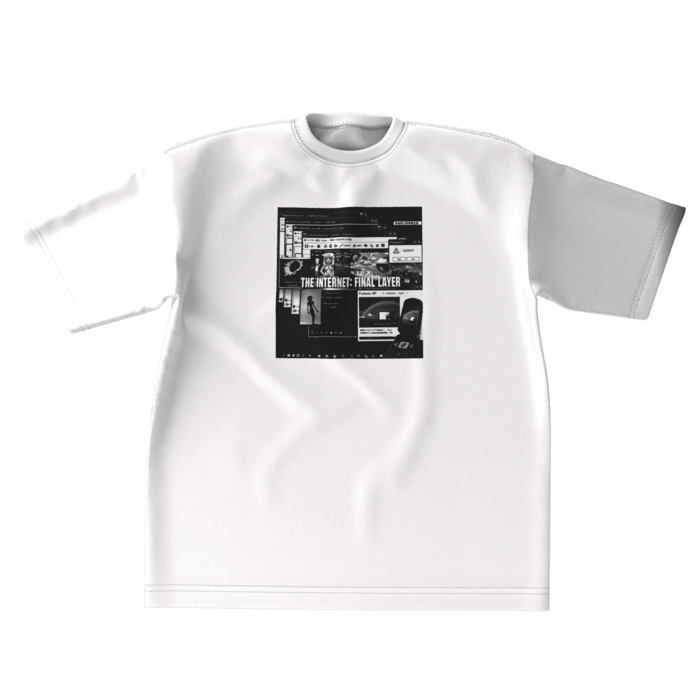 ビッグシルエットTシャツ - XL - (モデル画像着用サイズ)