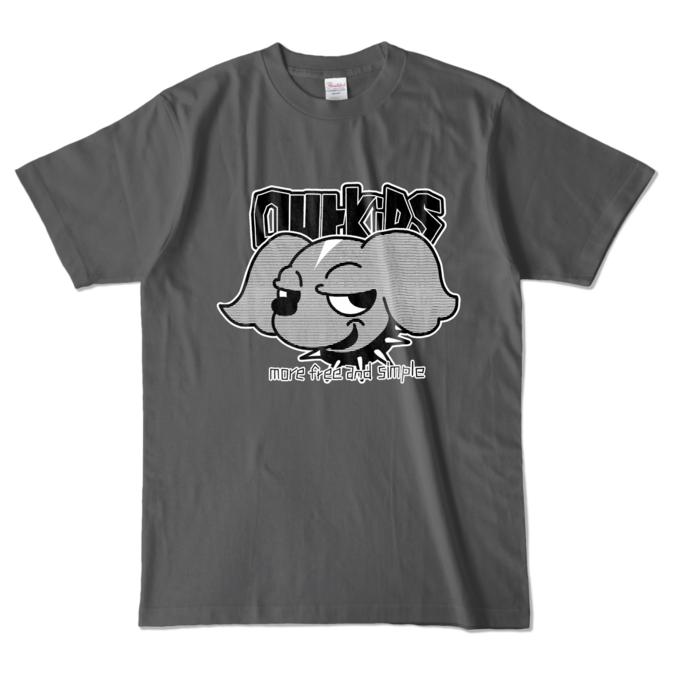 カラーTシャツ - L - チャコール (濃色)