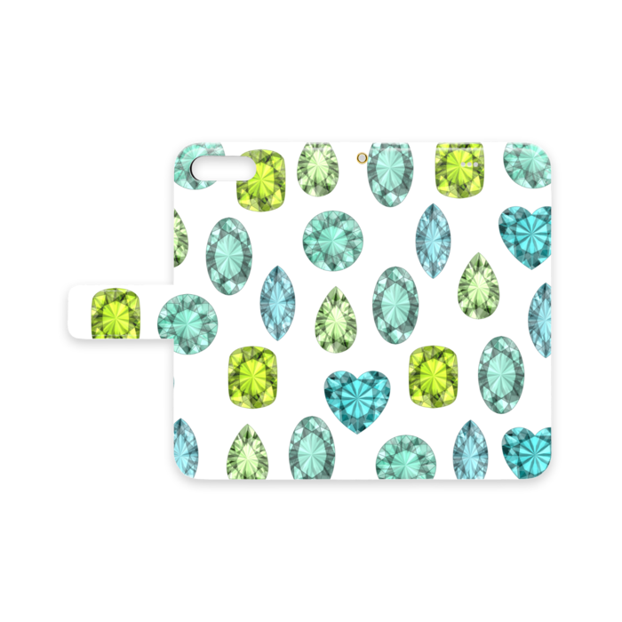 手帳型iPhoneケース - iPhone 8 Plus / 7 Plus - ストラップ穴 あり