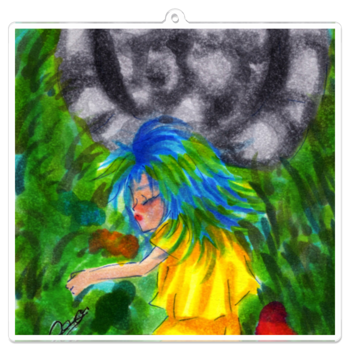 アクリルキーホルダー - 100 x 100 (mm)