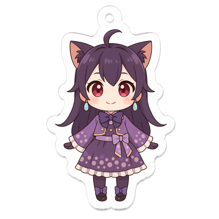 アクリルキーホルダー - 50 x 50 (mm)