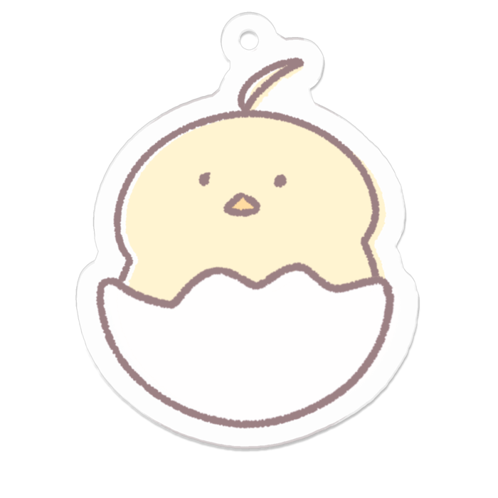 アクリルキーホルダー - 50 x 50 (mm)