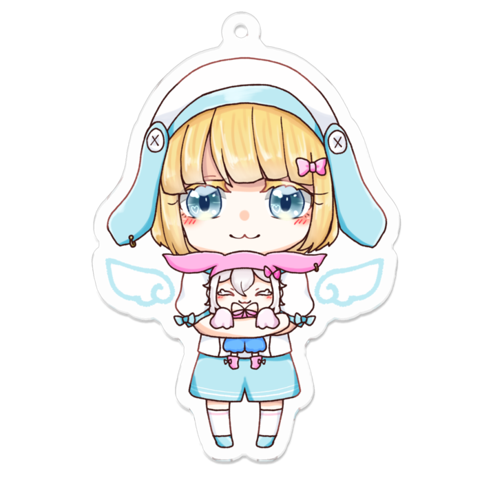 アクリルキーホルダー - 70 x 70 (mm)