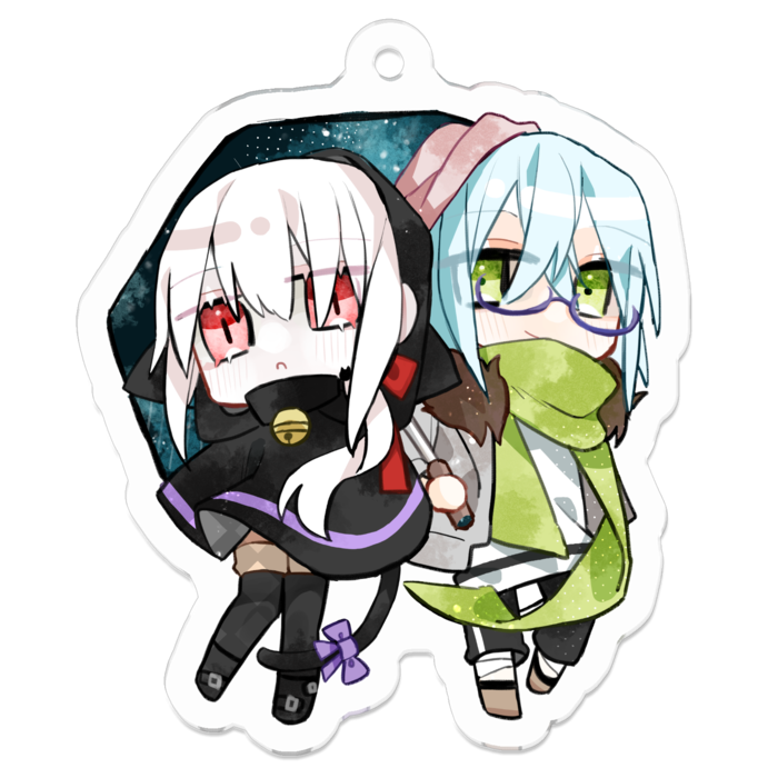 アクリルキーホルダー - 50 x 50 (mm)