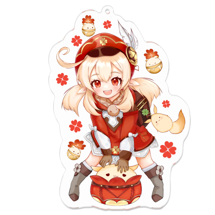 アクリルキーホルダー - 100 x 100 (mm)