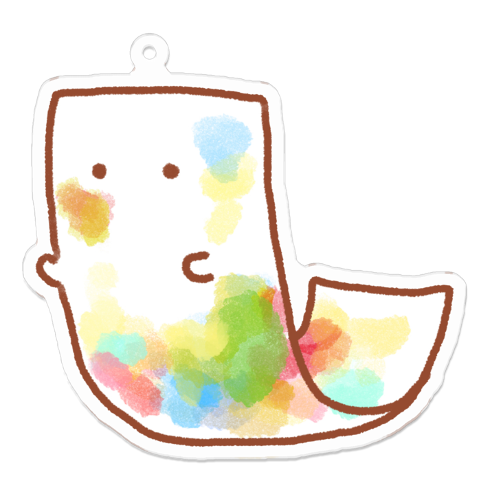 アクリルキーホルダー - 70 x 70 (mm)