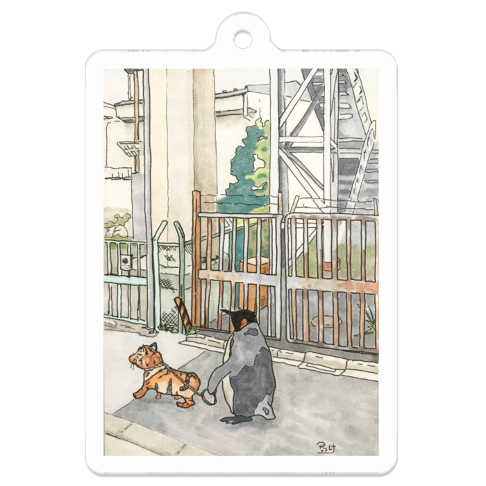 アクリルキーホルダー - 50 x 50 (mm)