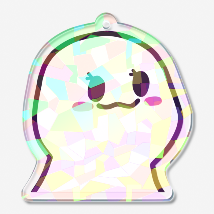 ホログラムアクリルキーホルダー - 50 × 50mm