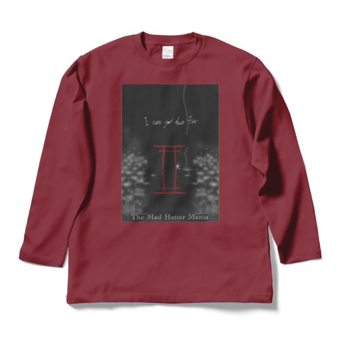 ロングスリーブTシャツ - L - バーガンディ