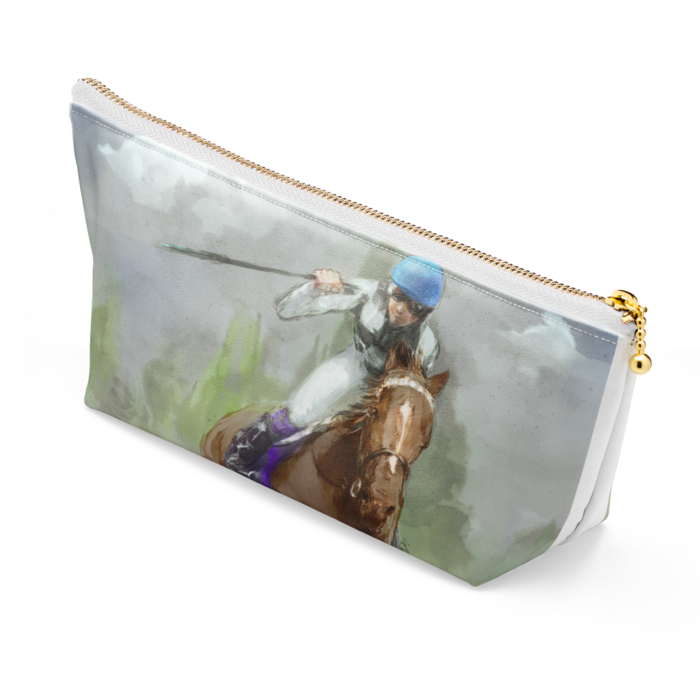 ポーチ - 長さ21.5cm / 高さ10cm - ホワイト