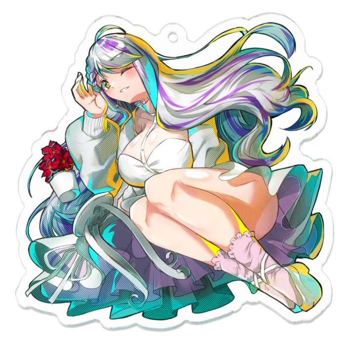 アクリルキーホルダー - 70 x 70 (mm)