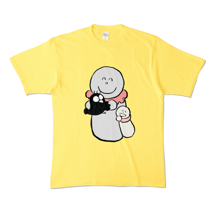 カラーTシャツ - XL - イエロー (濃色)