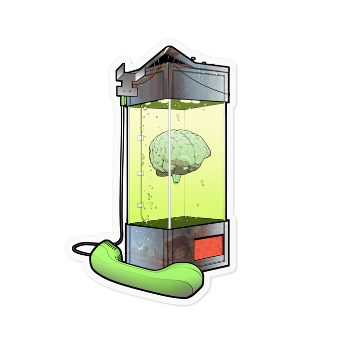 ステッカー - 100 x 100 (mm)