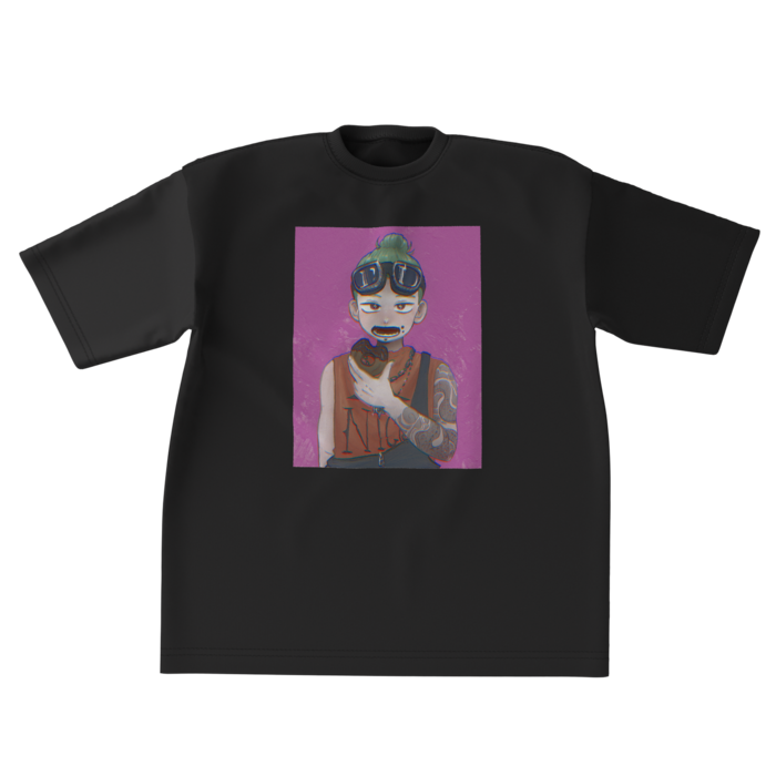 ビッグシルエットTシャツ - XL - 正面