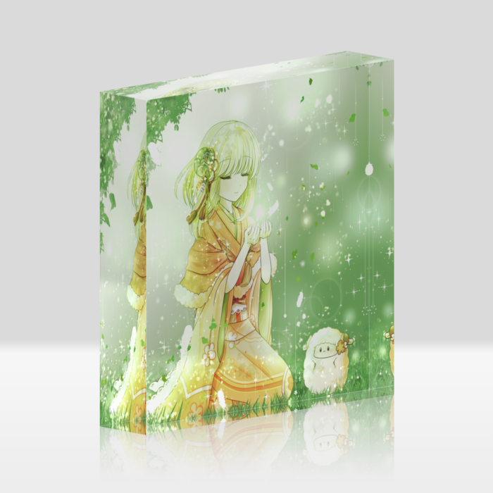 ひつじと初夏の木漏れ日