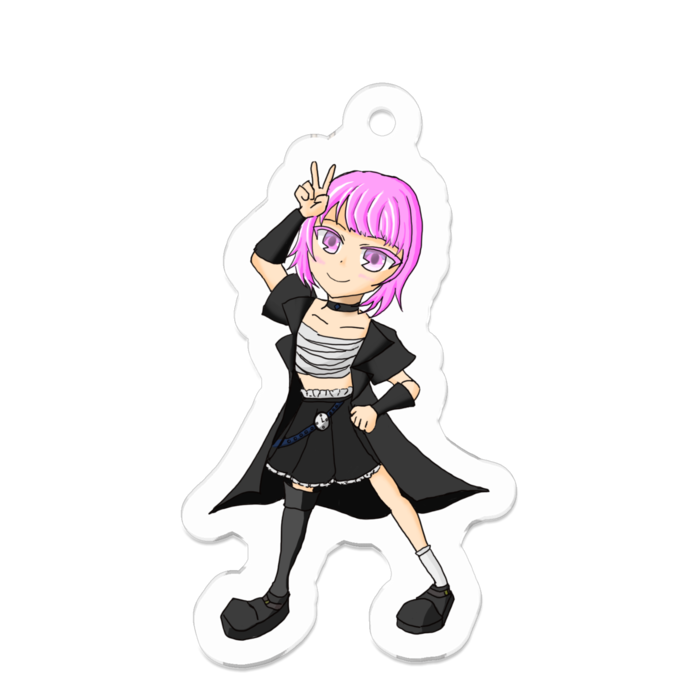 アクリルキーホルダー - 50 x 50 (mm)