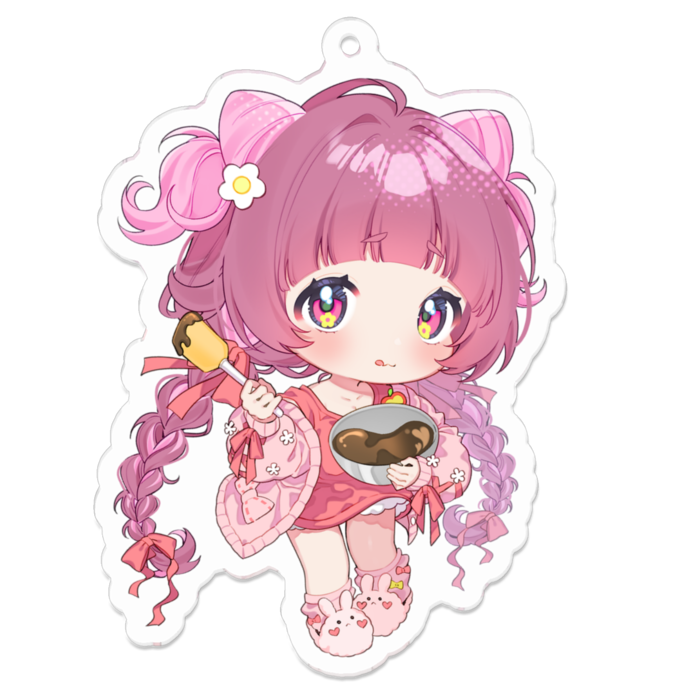 アクリルキーホルダー - 70 x 70 (mm)