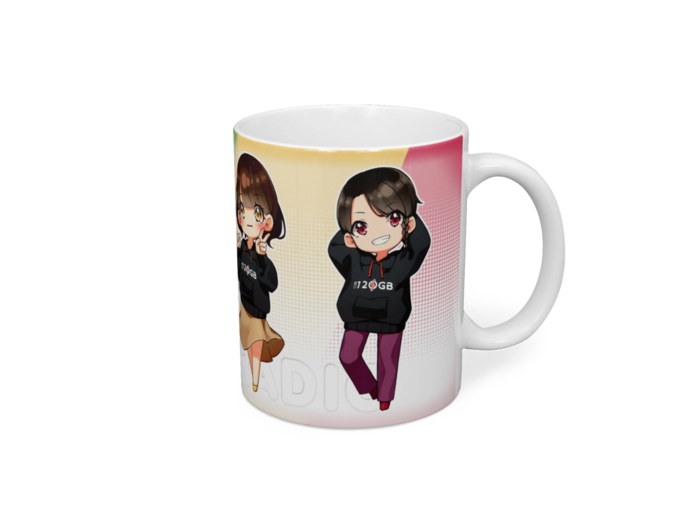 マグカップ - 直径 8 cm / 高さ 9.5 cm