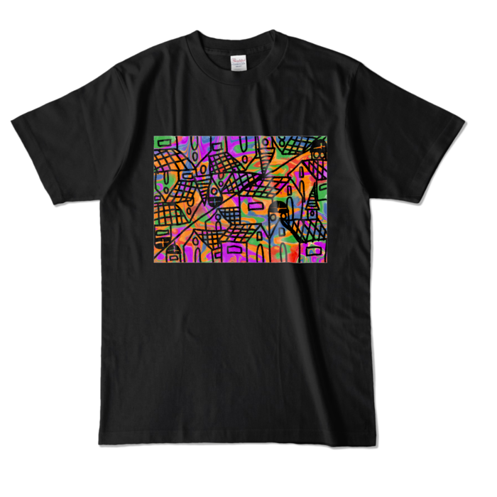 カラーTシャツ - L - ブラック (濃色)