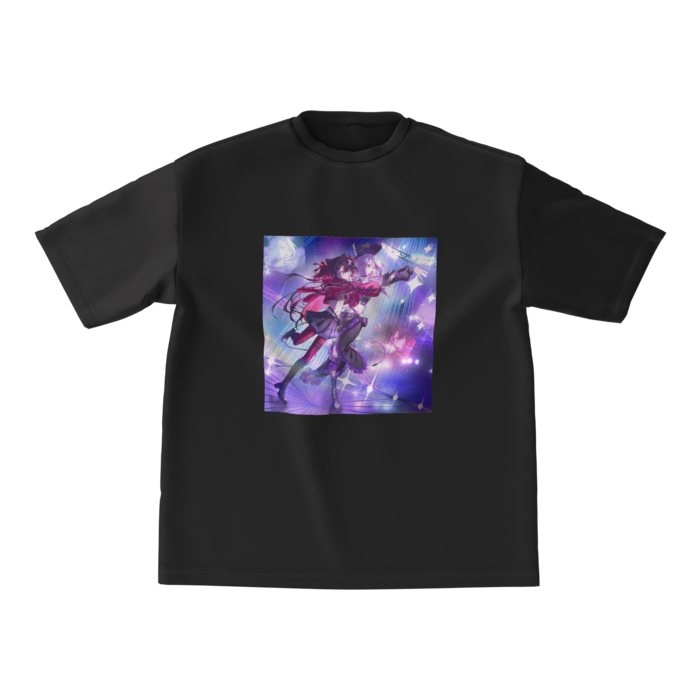 【黒】ビッグシルエットTシャツ 【M】