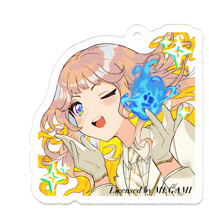 アクリルキーホルダー - 50 x 50 (mm)