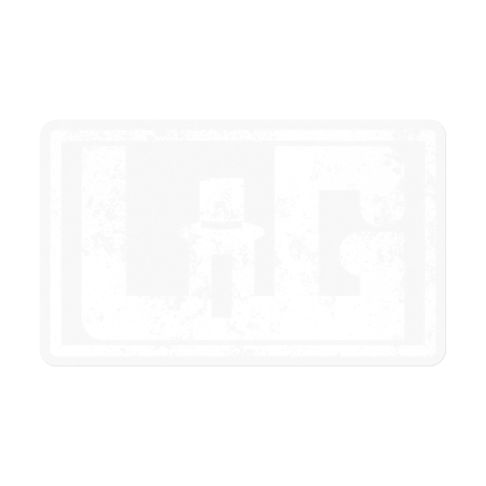 ステッカー白 - 100 x 100 (mm)