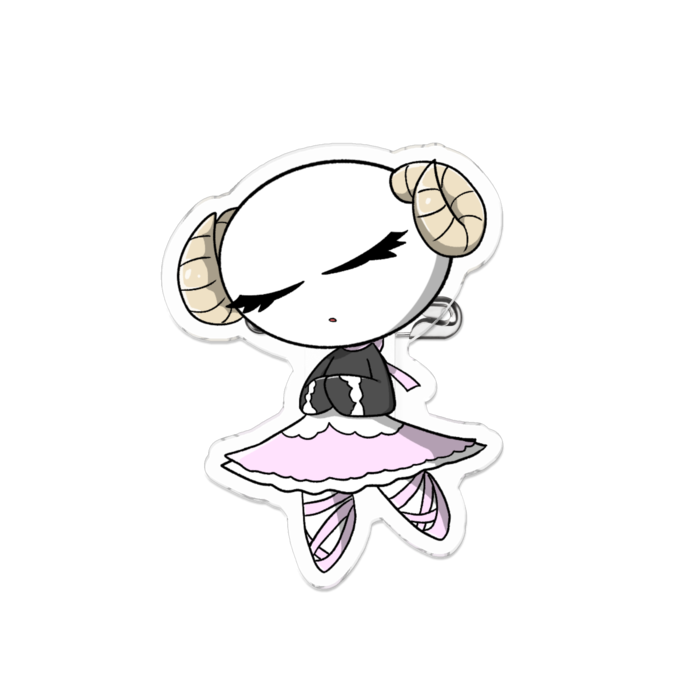 アクリルバッジ - 70 x 70 (mm)