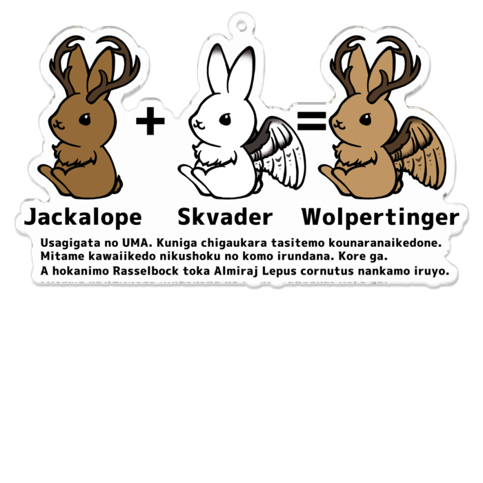 アクリルキーホルダー - 100 x 100 (mm)