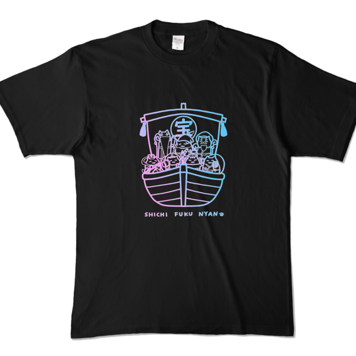 カラーTシャツ - XL - ブラック (濃色)