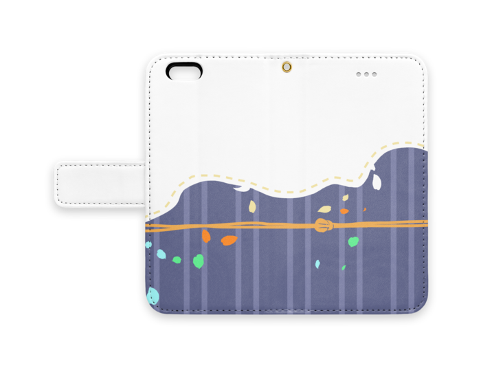 手帳型iPhoneケース - iPhone6 - ストラップ穴 あり