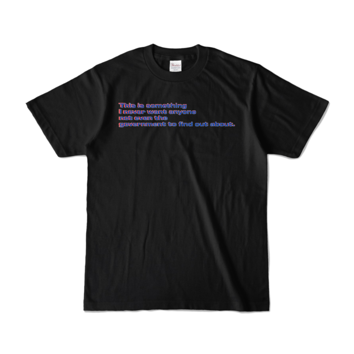 カラーTシャツ - S - ブラック (濃色)