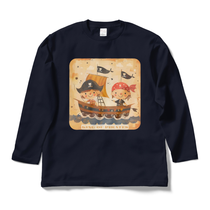 ロングスリーブTシャツ - L - ネイビー