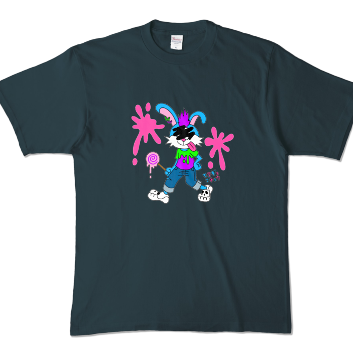 カラーTシャツ - XL - デニム (濃色)