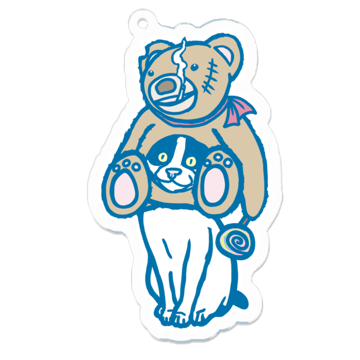 アクリルキーホルダー - 70 x 70 (mm)