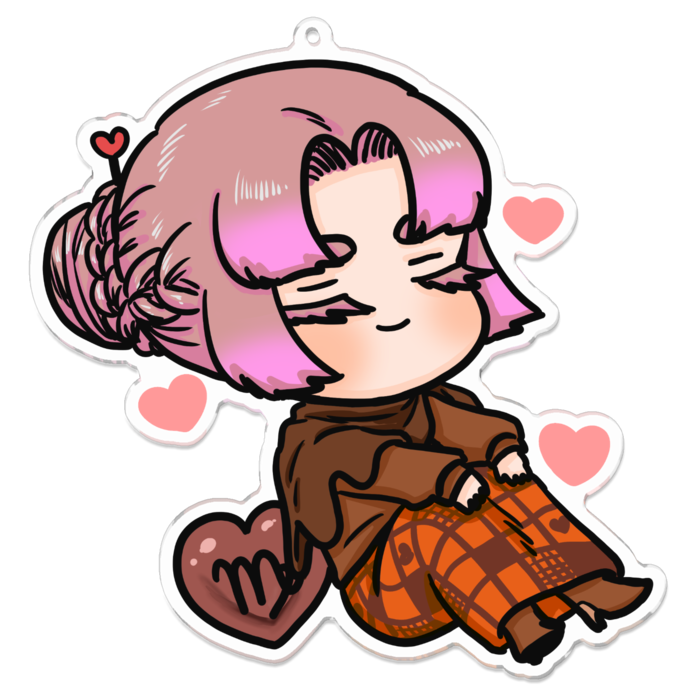 アクリルキーホルダー - 100 x 100 (mm)