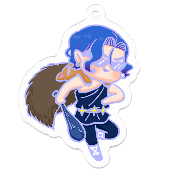 アクリルキーホルダー(色主線) - 50 x 50 (mm)(1)