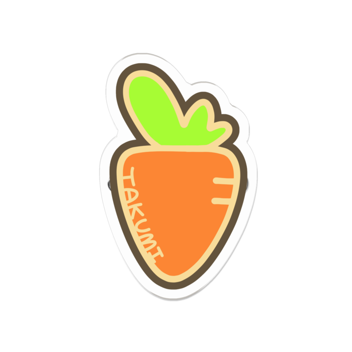 アクリルバッジ - 50 x 50 (mm)