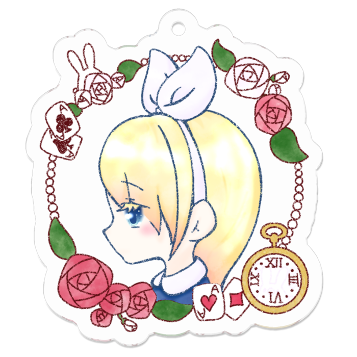 アクリルキーホルダー - 50 x 50 (mm)