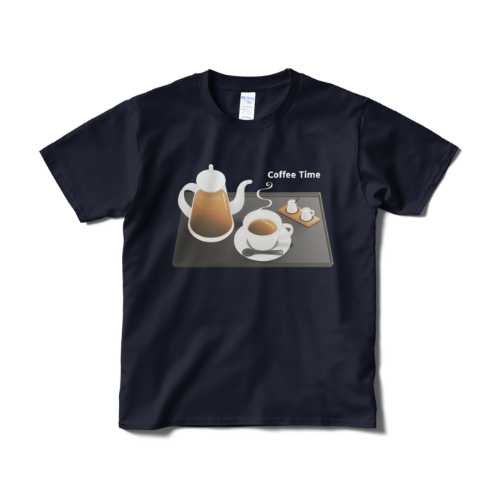 Tシャツ短納期　紺色　S