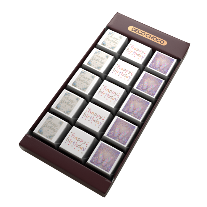 DECOチョコ - 列ごとにデザイン