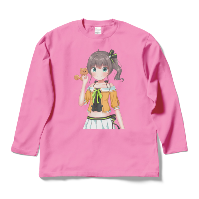 ロングスリーブTシャツ - L - ピンク