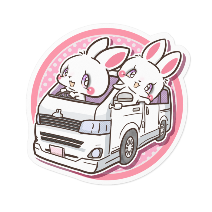 ステッカー - 100 x 100 (mm)