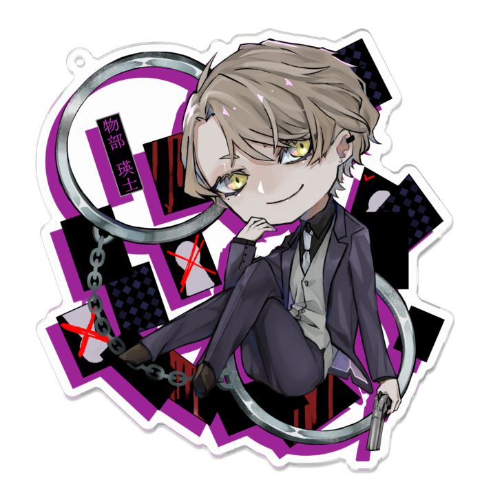 アクリルキーホルダー - 100 x 100 (mm)