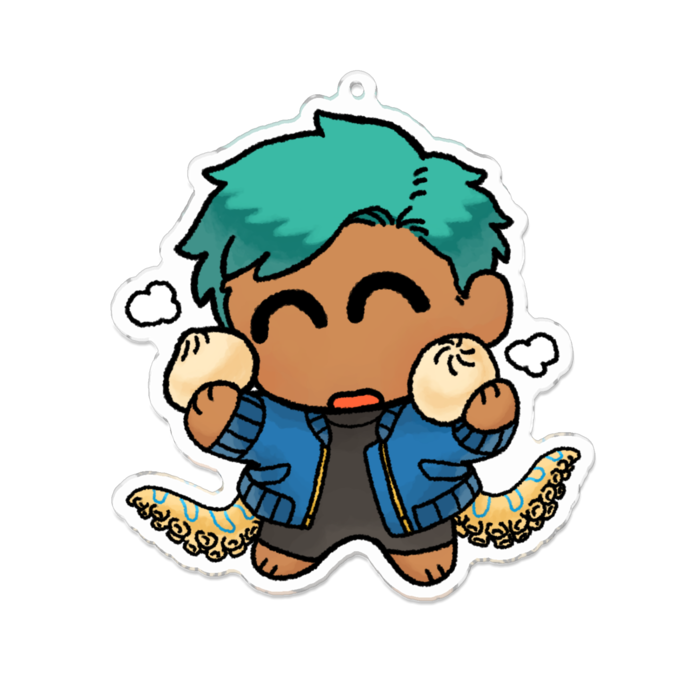 【大きめ】アクリルキーホルダー - 100 x 100 (mm)