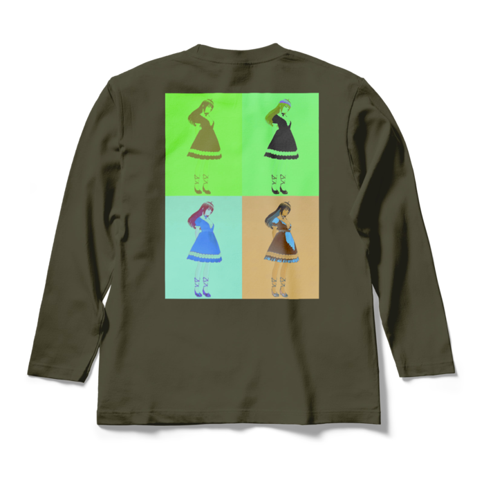 ロングスリーブTシャツ - M - アーミーグリーン