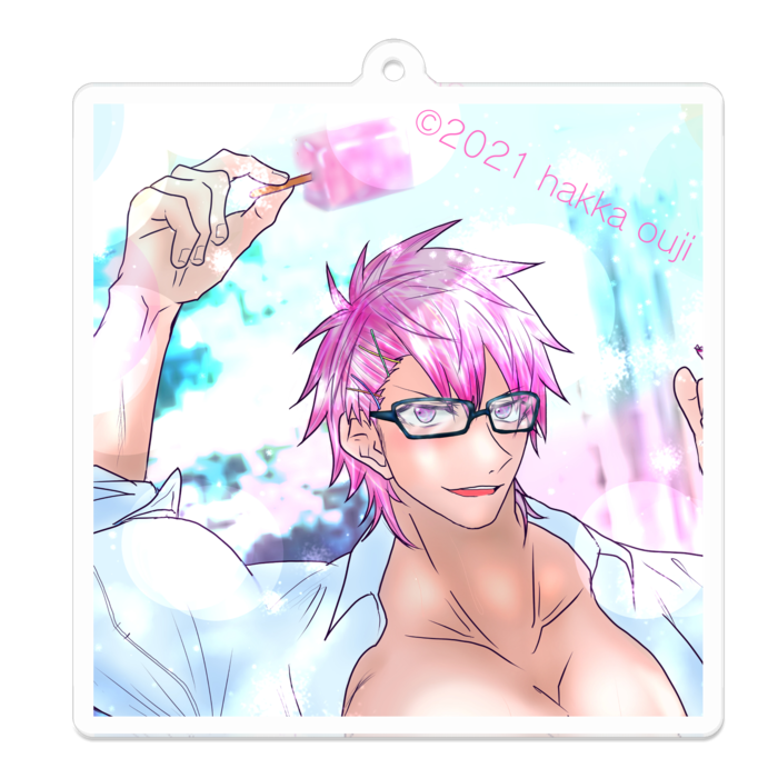 アクリルキーホルダー - 70 x 70 (mm)