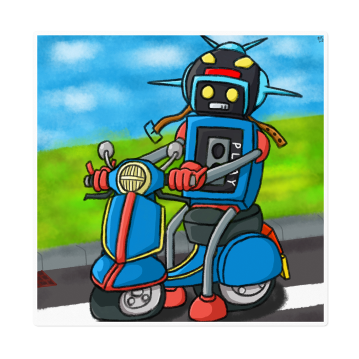 ステッカー - 160 x 160 (mm)
