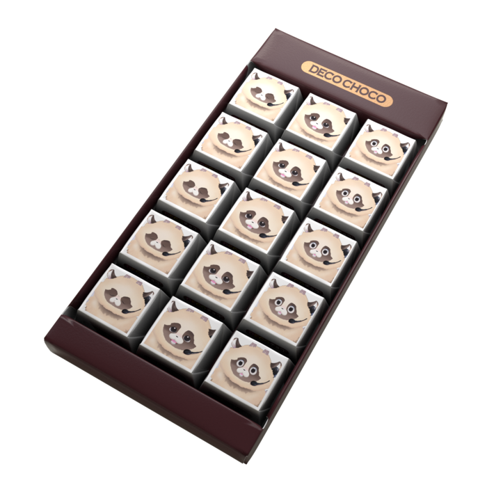 DECOチョコ - 列ごとにデザイン